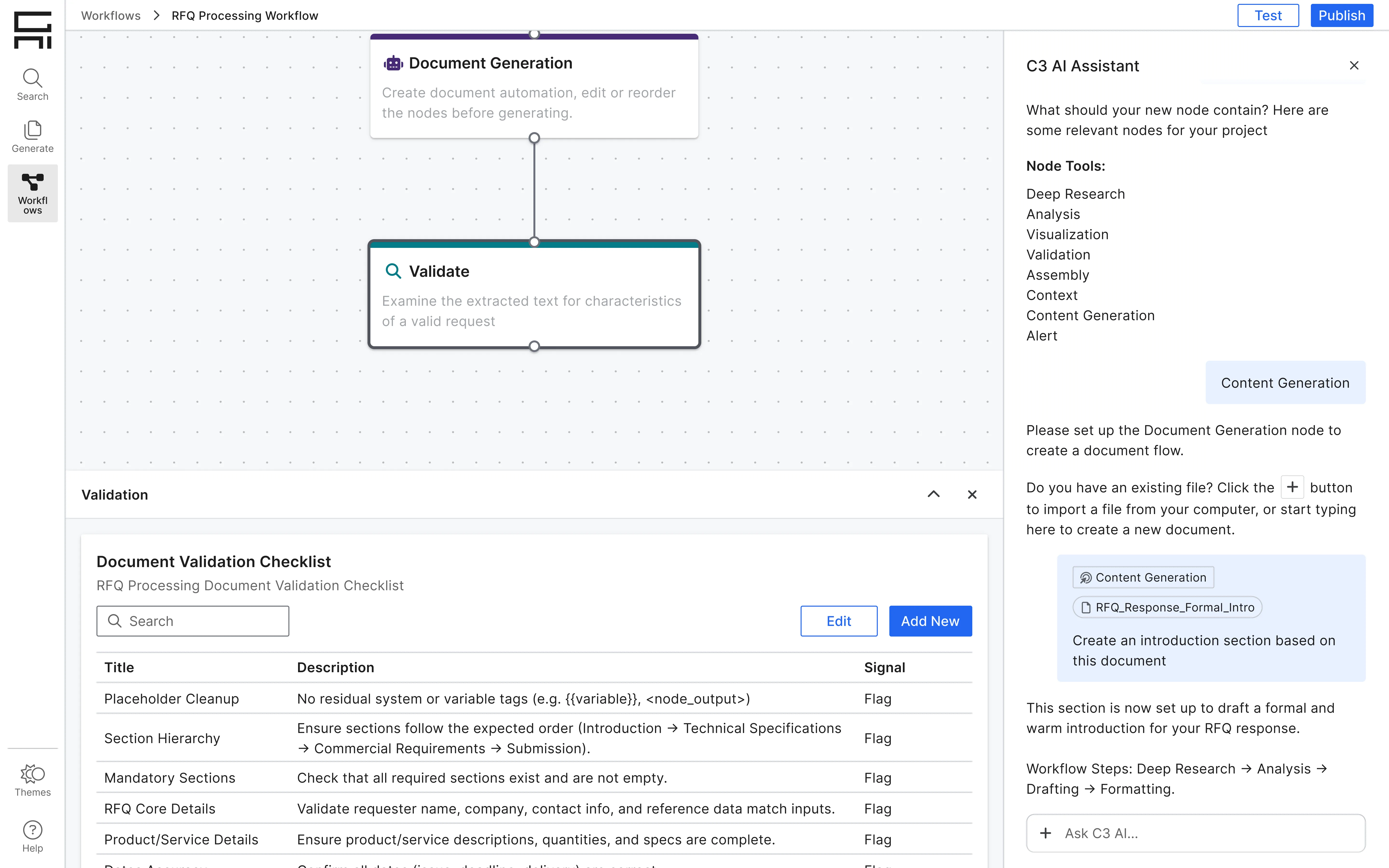 Validation — AI extraction verification and confidence scoring