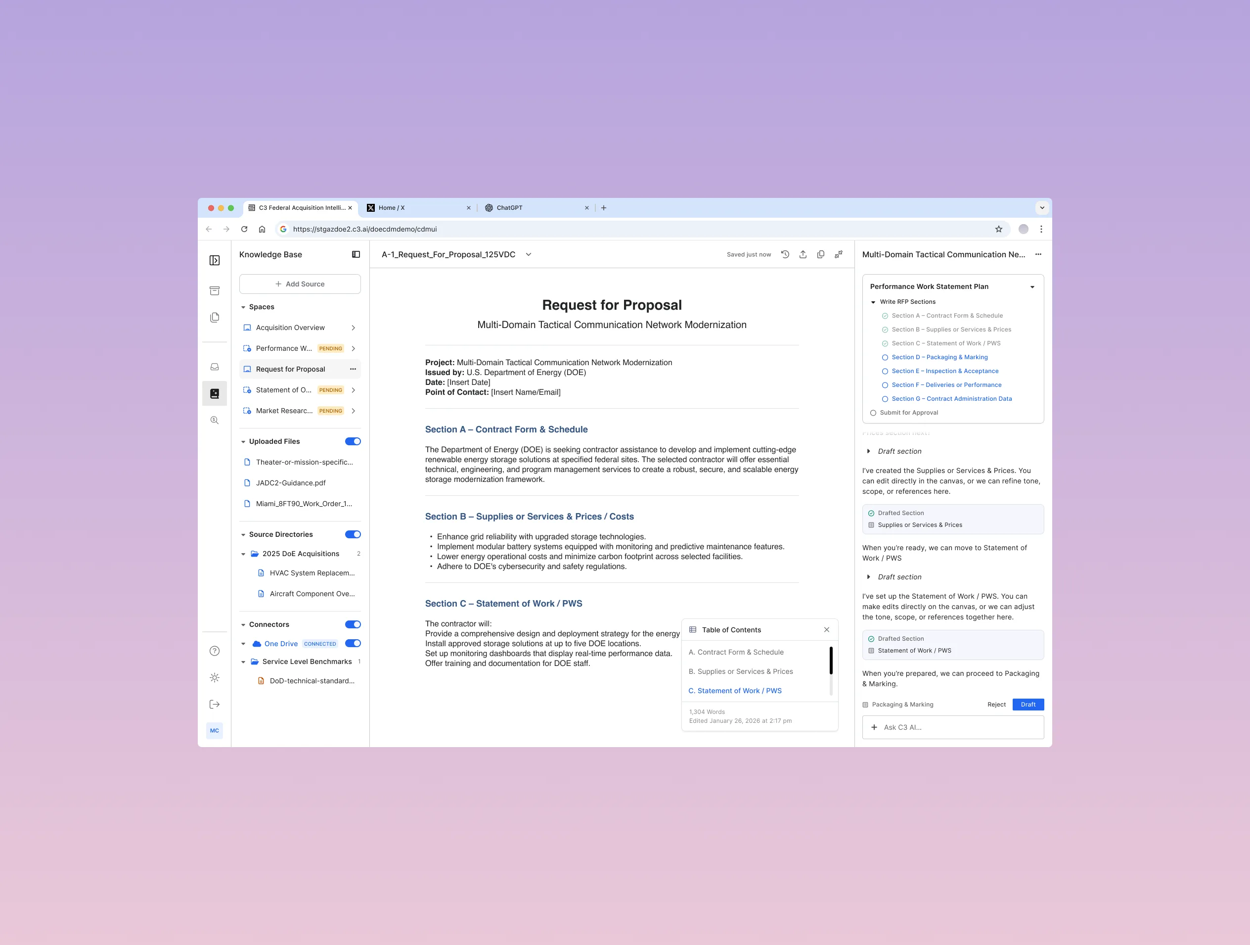AI-Assisted Document Generation at Enterprise Scale